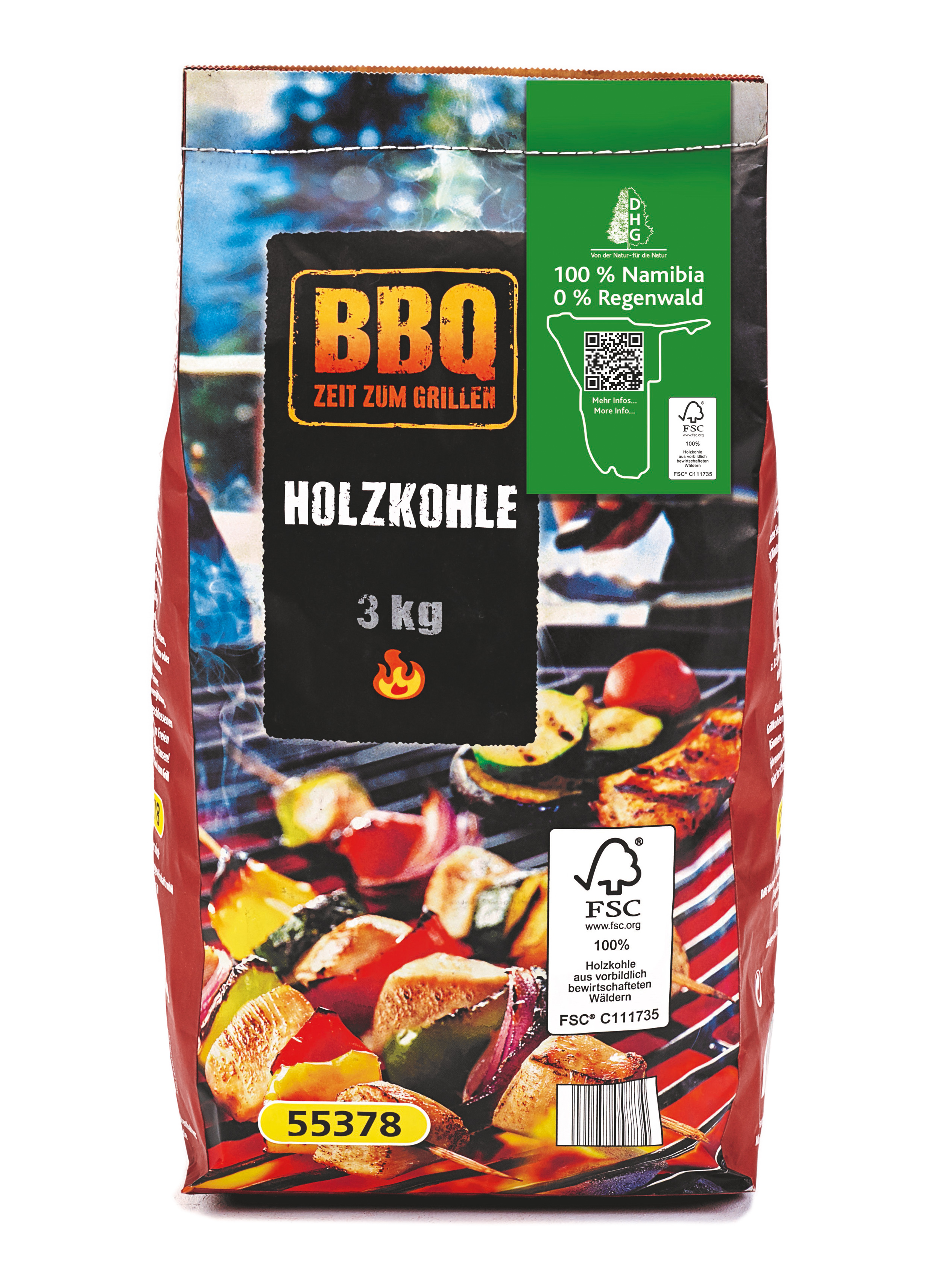 ALDI SOUTH Sustainable Namibian Charcoal