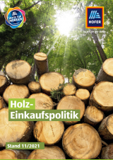 HOFER Österreich: Holz Einkaufspolitik