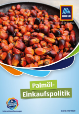 HOFER Österreich: Palmöl Einkaufspolitik