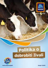 HOFER Slovenija: Politiko o dobrobiti živali