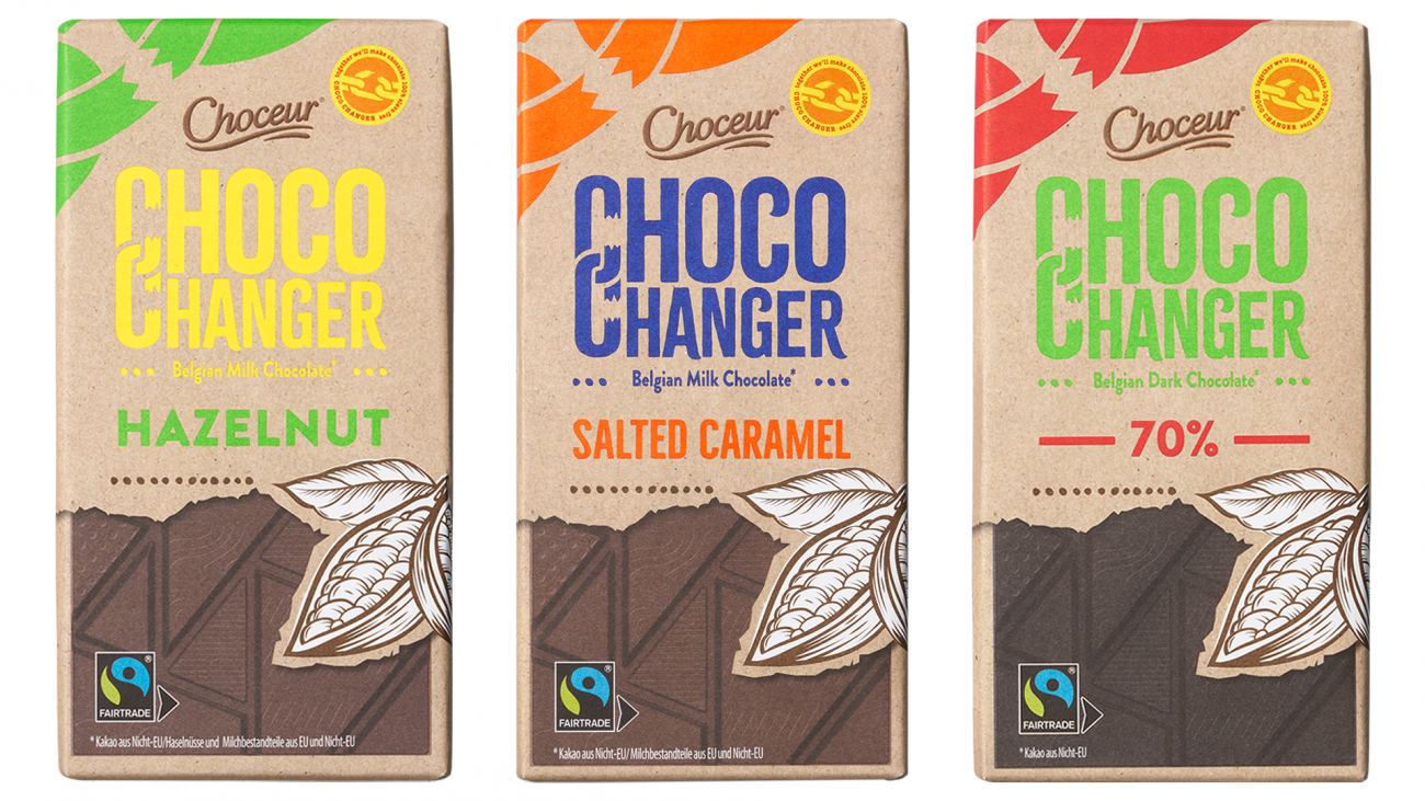 Choco Changer Geschmacksrichtungen