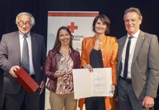 On behalf of the ALDI SOUTH Group, Anja Gappmayer-Prexl received the Heinrich-Treichl foundation Award 2023 at the “Haus der Musik” in Vienna on 20 September