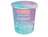 Yoghurt with digitally watermarked packaging